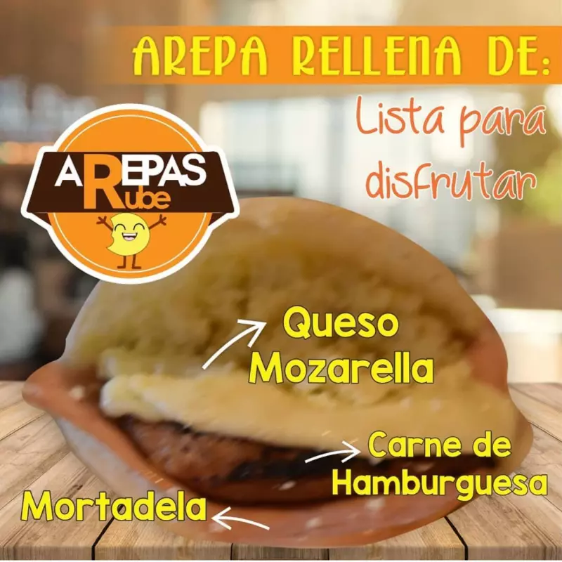 AREPA DE HAMBURGUESA