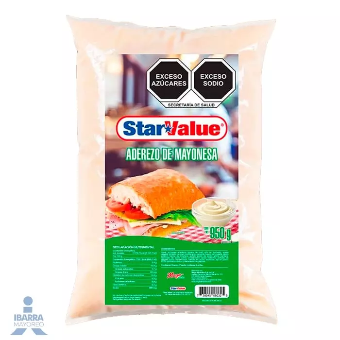 BOLSA ADEREZO MAYONESA 950