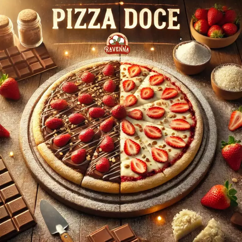 MONTE SUA Pizza Doce com 2 Sabores