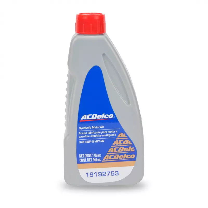 ACDelco SAE 10w40 de 946 ml.