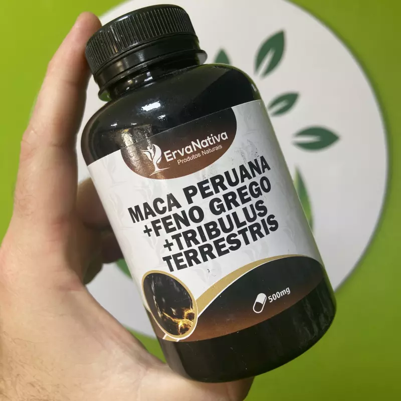 Maca + feno grego + tribullus