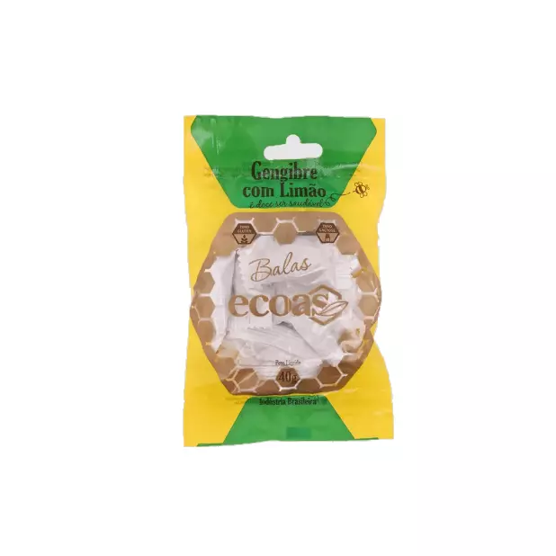 Bala Gengibre com Limão - Ecoas 40g