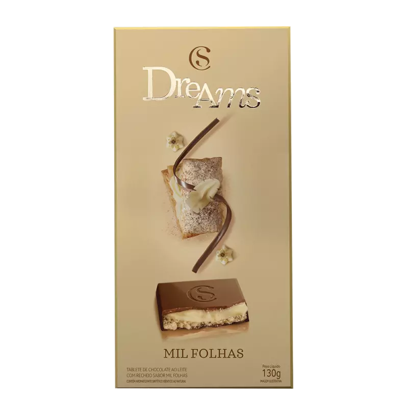 Tablete dreams mil folhas 130g
