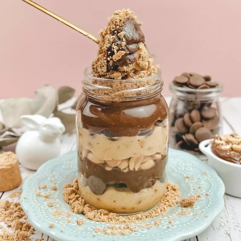 Pote Paçoca com Chocolate