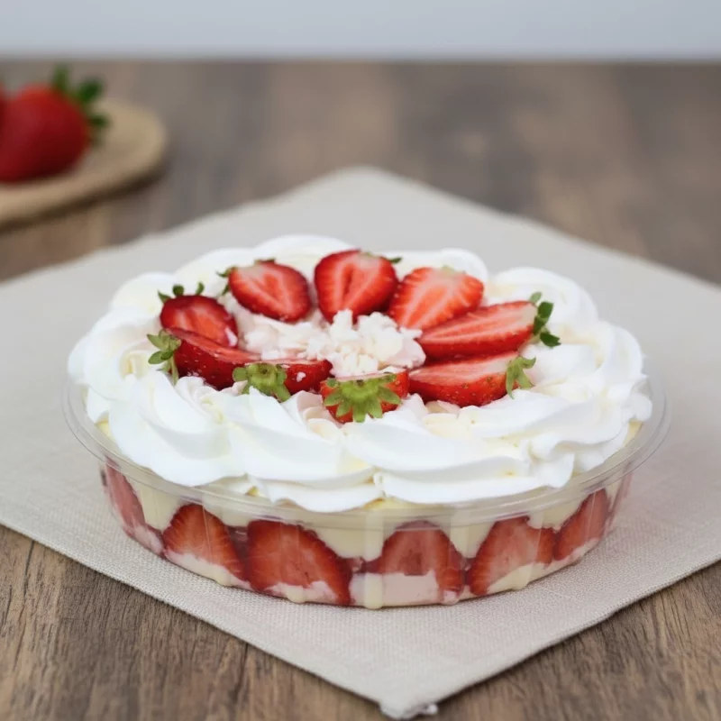 Torta Merengue de Morango Média