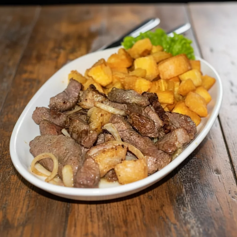 CARNE DE SOL NA CHAPA