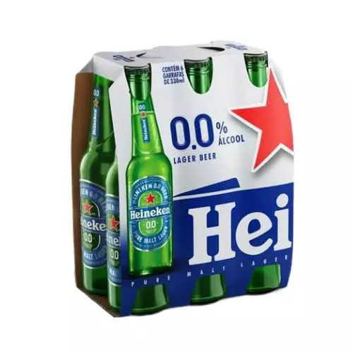 Heineken 0% Álcool Long 330ml(6 Uni)