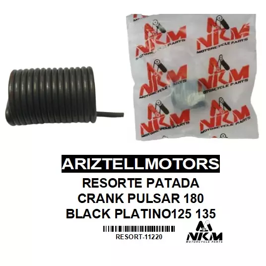RESORTE CRANK PULSAR 180 BLACKTE