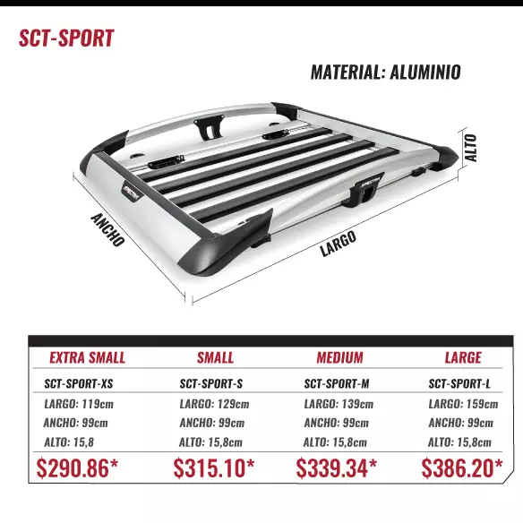 Canasta con Rack Spectra