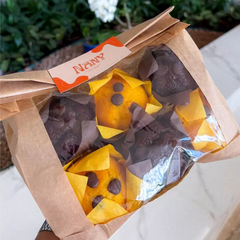 Cupcakes cenoura e chocolate