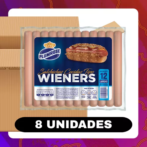 Bulto Plumrose Wieners Larga 360g