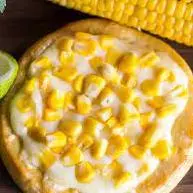 milho com queijo