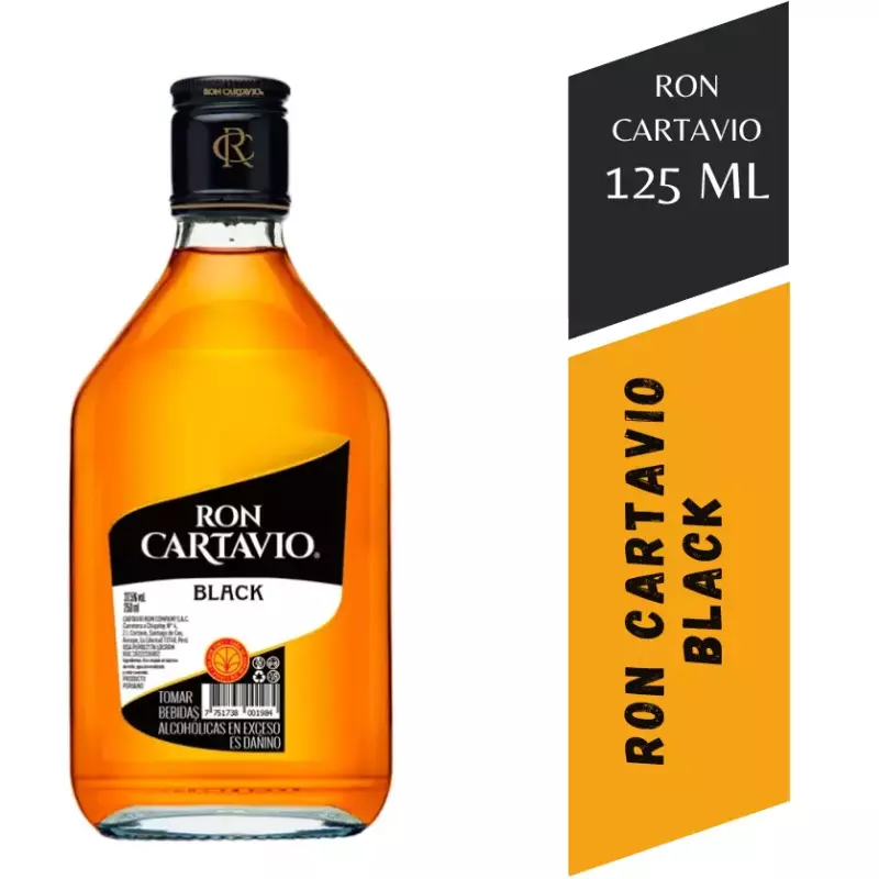 Ron Caratvio Black - 125 Ml