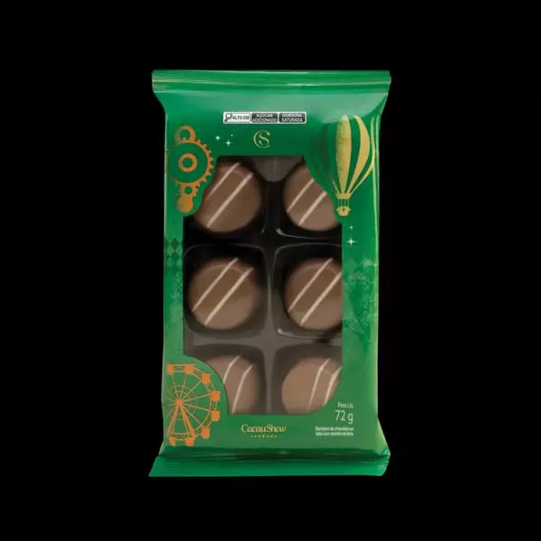 Bombons ao Leite de Natal 72g