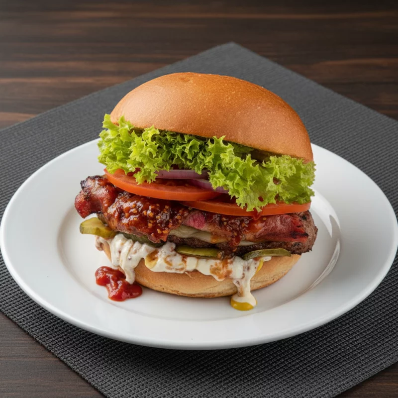 Chistorra Burger Premium + Papas
