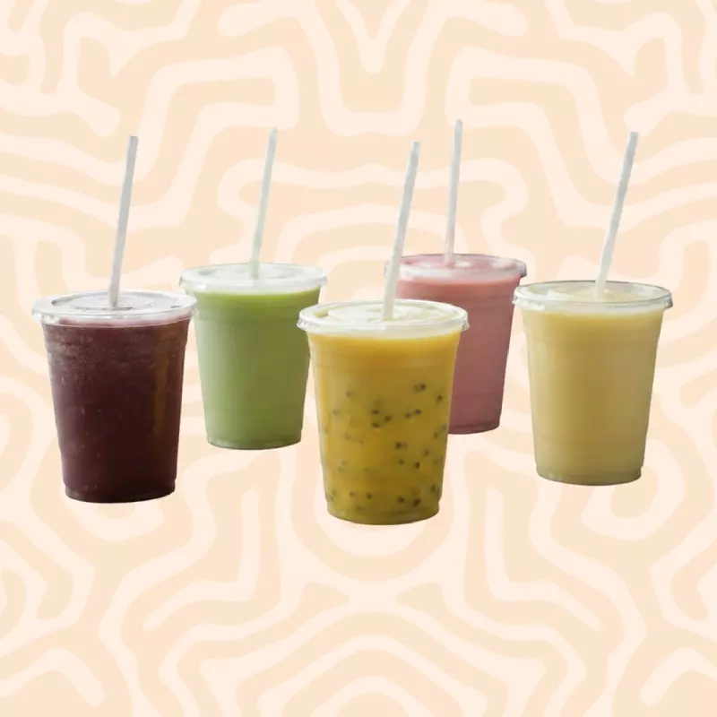 Jugo natural en leche