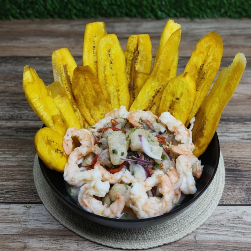 CEVICHE TRDCNL+CAMARONES+TOSTON