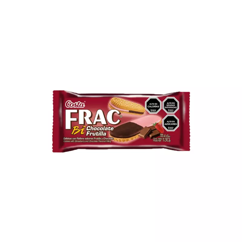 Galleta Frac Frutilla Costa 130 Grs
