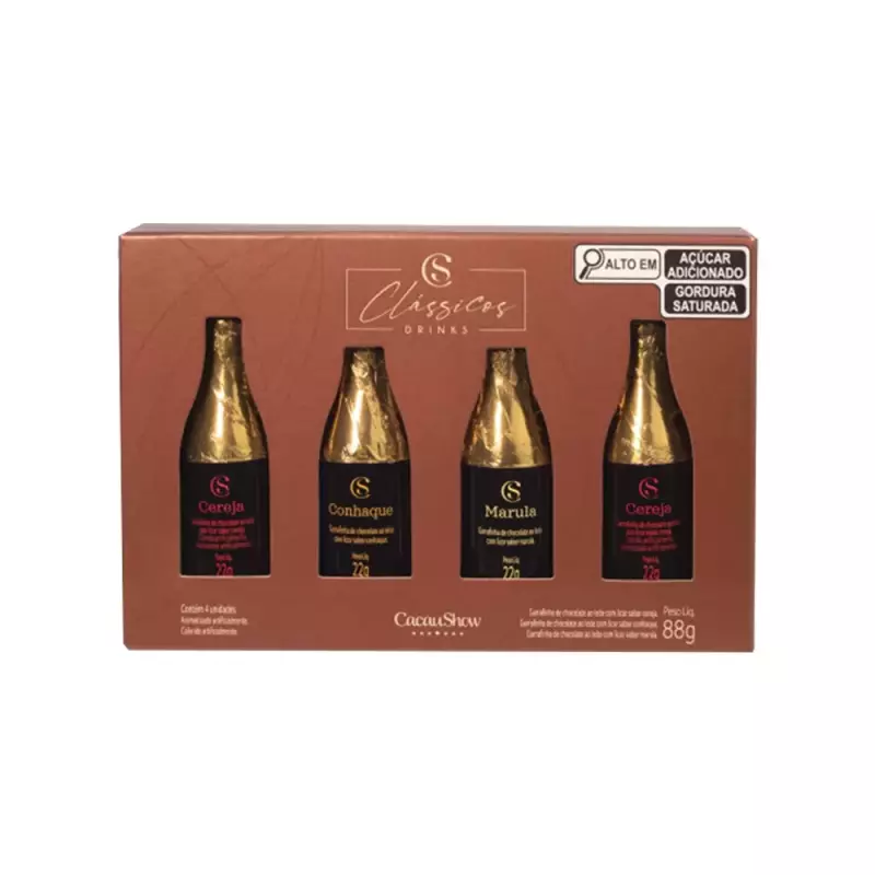 Caixa GarrafinhasClássicosDrinks 88g