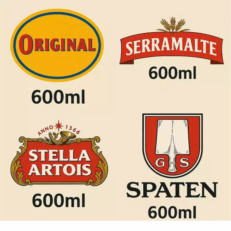 Balde C/4 Cervejas 600ml 🍻 ESCOLHER