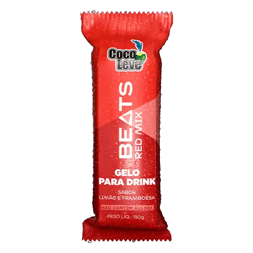 Gelo Coco Leve - Sabor Beats Red Mix