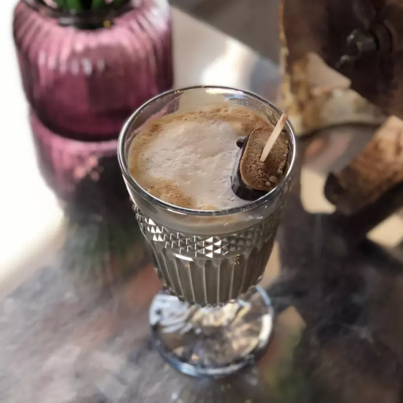 Capuccino cremoso gelado