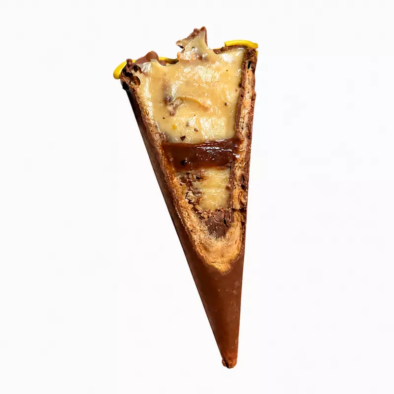 Cone Trufado- Maracujá com chocolate