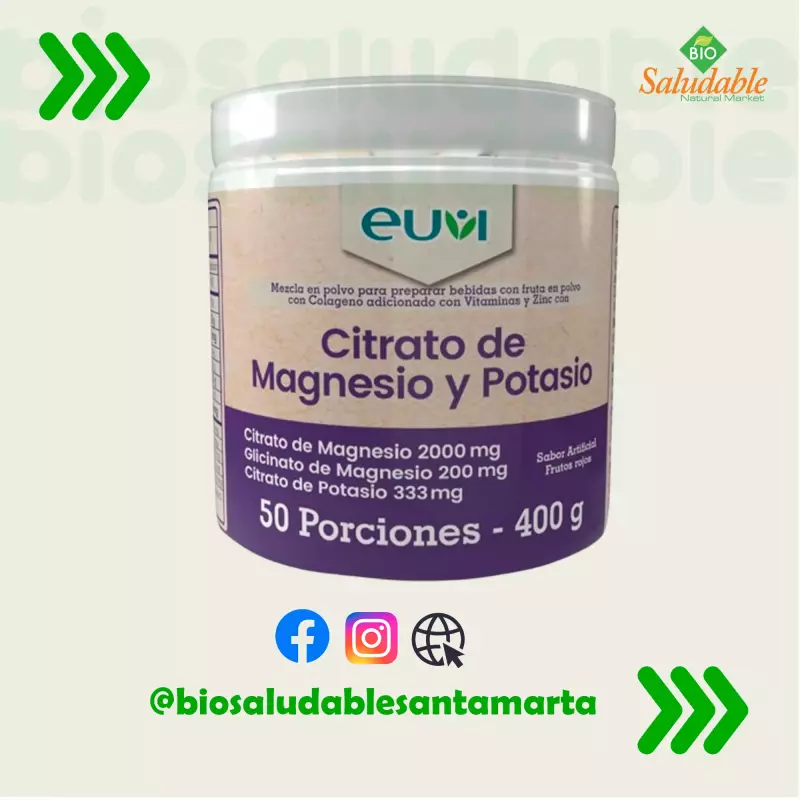 CITRATO DE MAGNECIO Y POTASIO