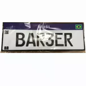 PLACA METAL BARBER