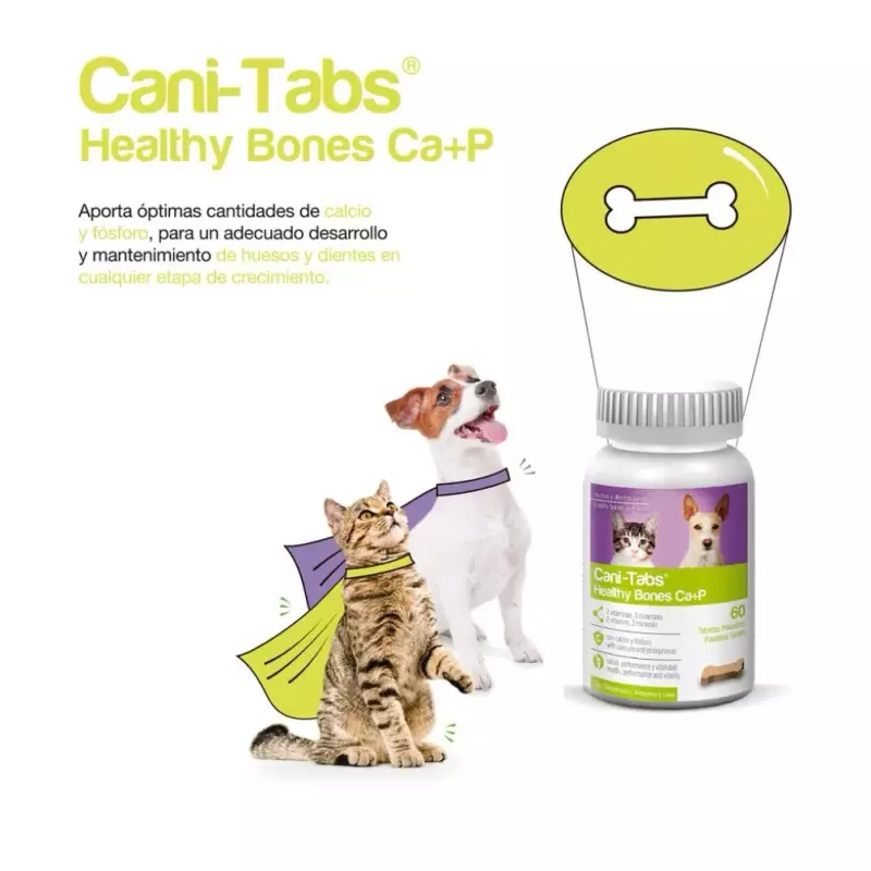 Cani-Tabs Calcio y fósforo