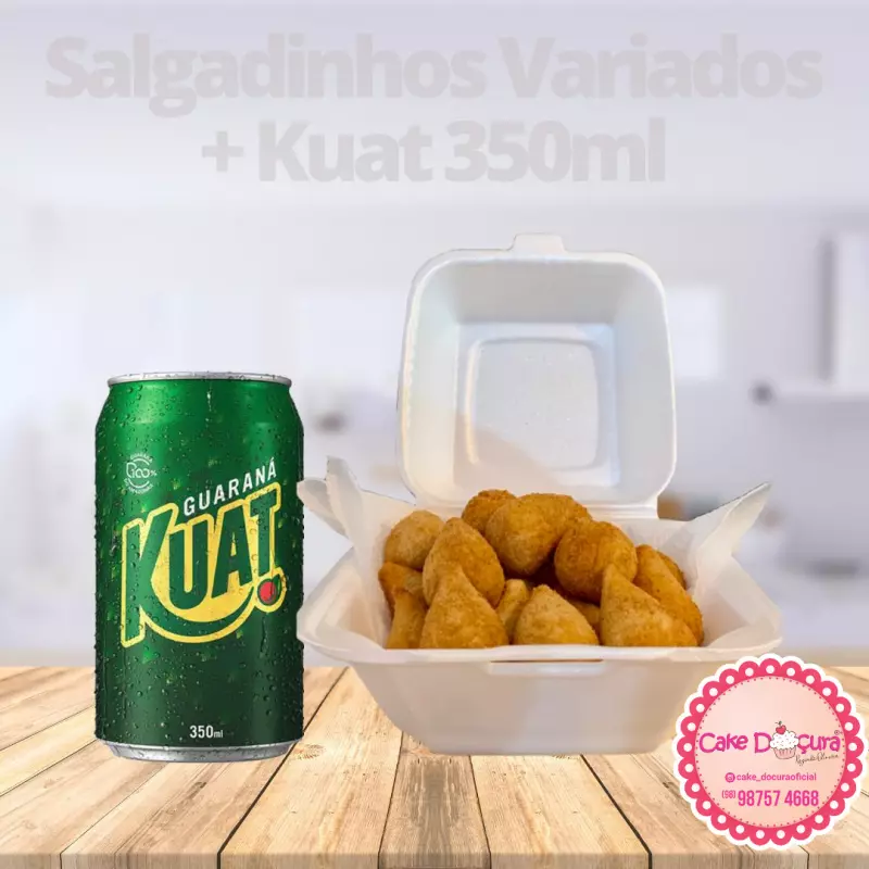 15 Salgadinhos Variados com kuat