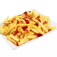 BATATA FRITA CHEDDAR E BACON