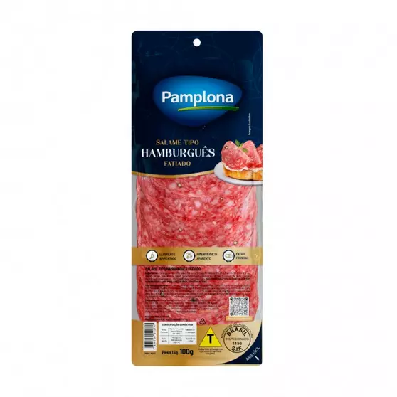 Salame Hamburguês Pamplona 100g