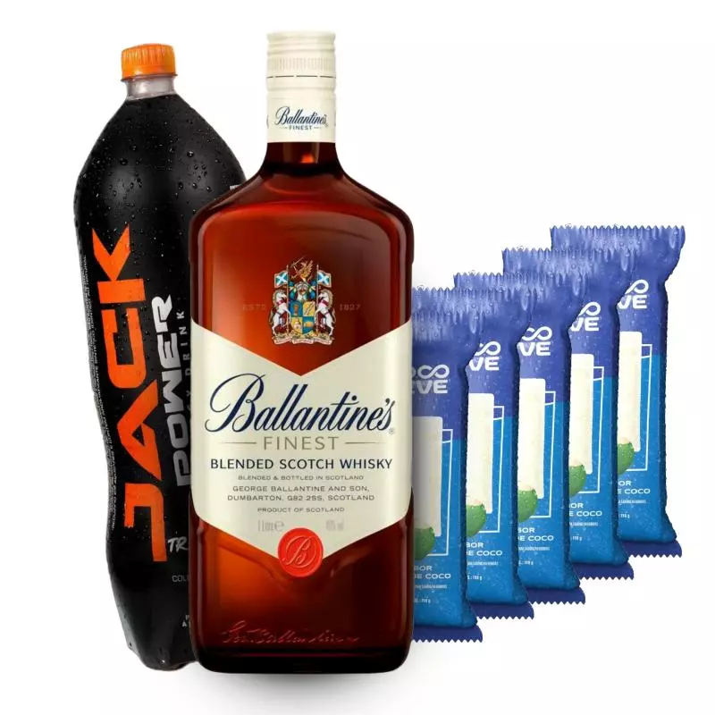 Combo Whisky Ballantine's Finest 1L
