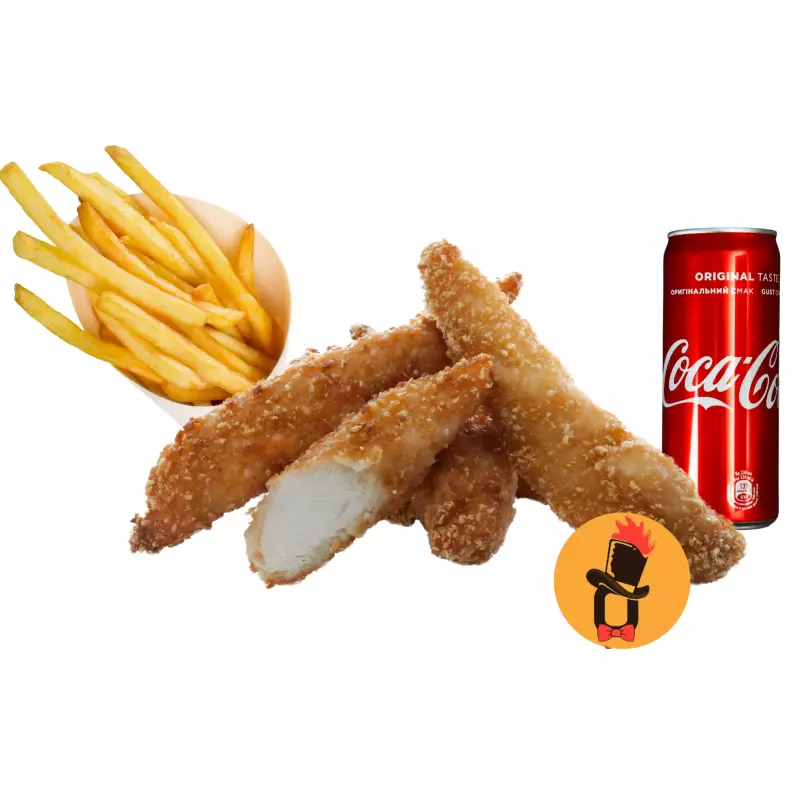 MENÚ POLLO STRIPS