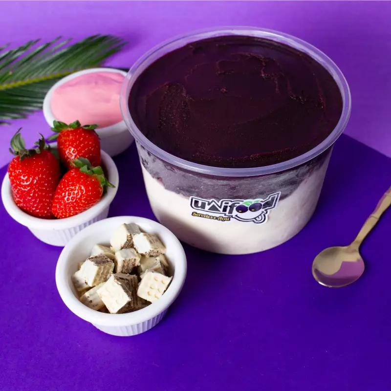 Açaí+Cupuaçu 1 litro c/ 3 Adicionais