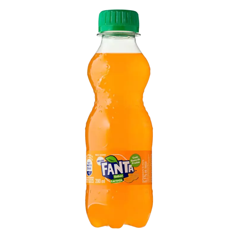 fanta laranja pet garrafinha 200ml