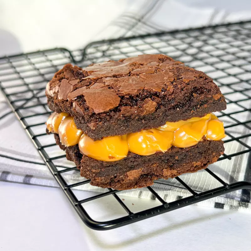 Sanduba Brownie c/ Doce de Leite