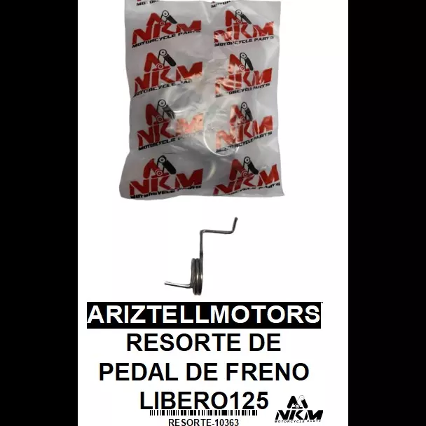RESORTE PEDAL DE FRENO LIBERO125