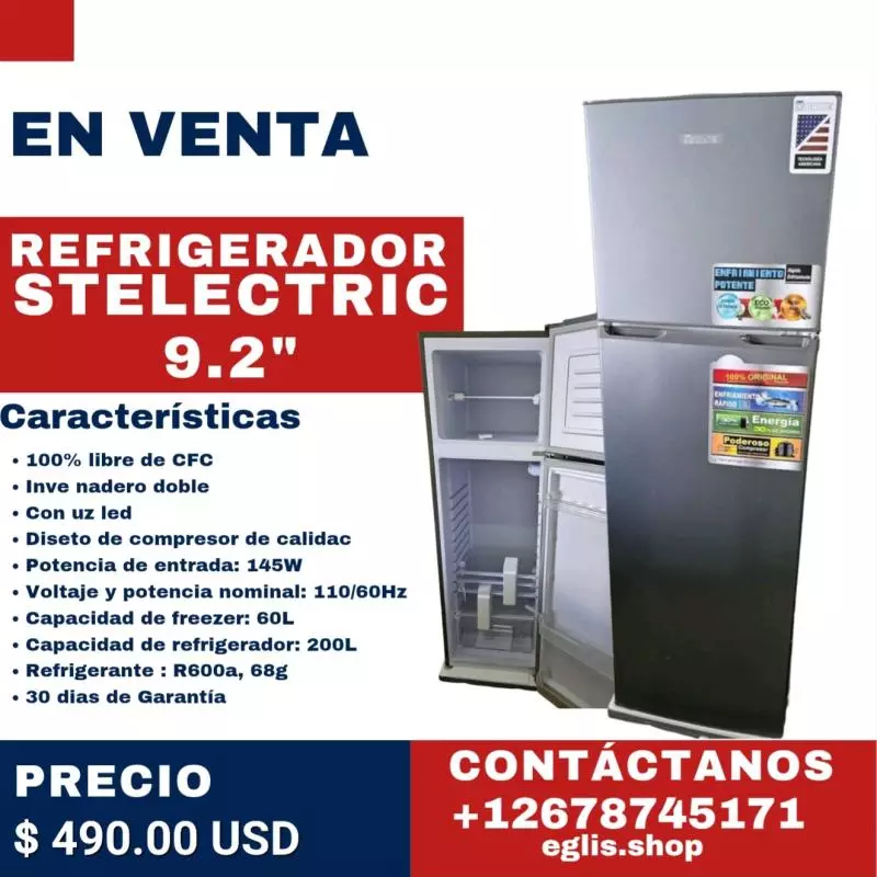 Refrigerador 9.2pie