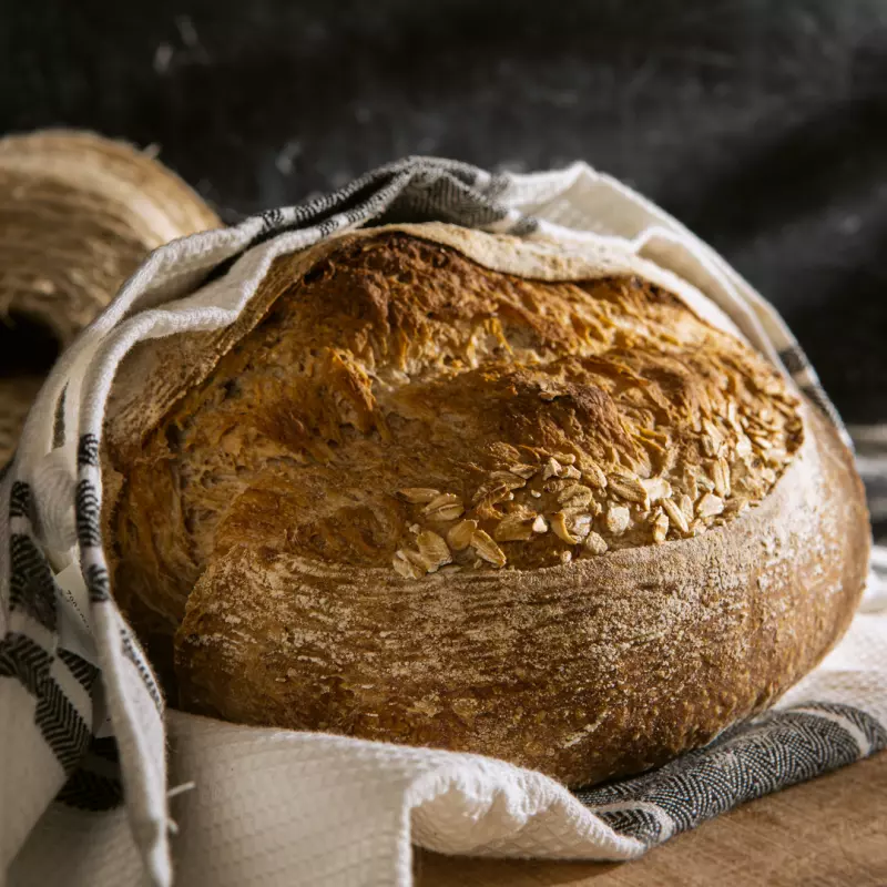 Masa Madre de Avena y Almendras
