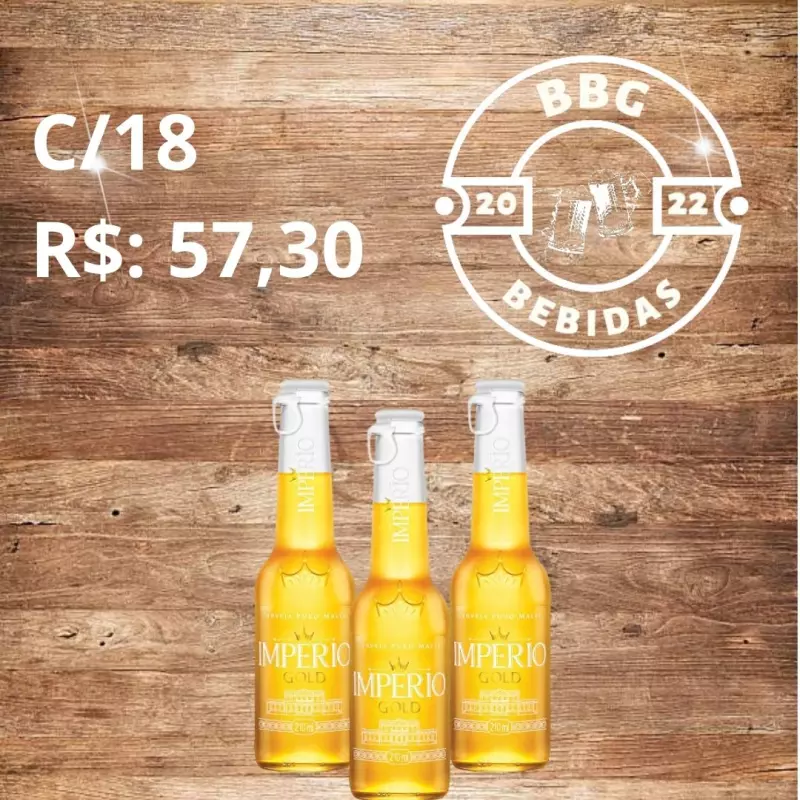 Pack Long neck IMPÉRIO GOLD