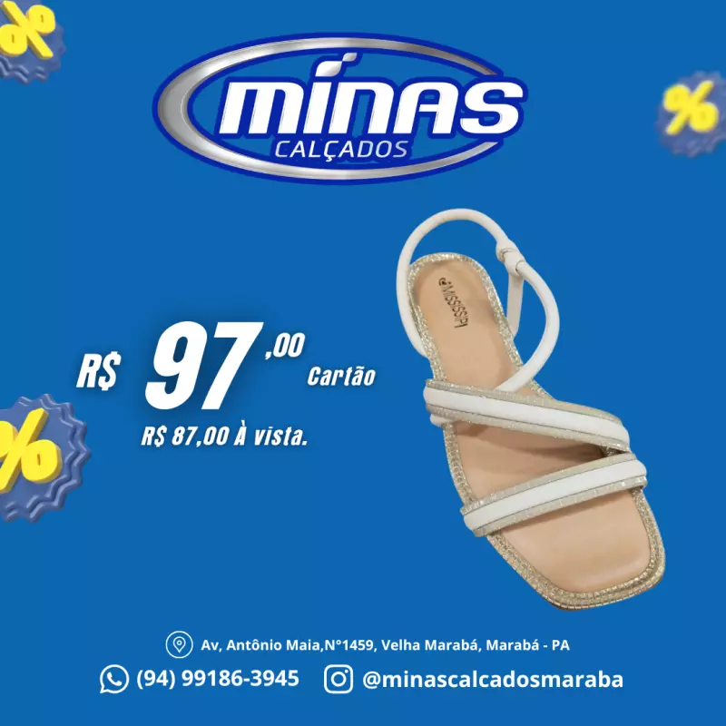 Sandália Gelo RF:MB042