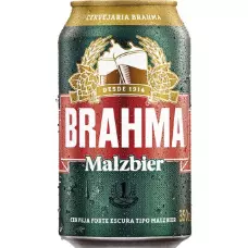 Brahma Malzebier Preta Lata 350 Ml