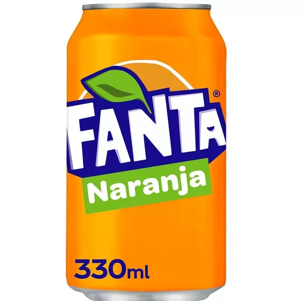 Fanta Naranja lata 330ml.