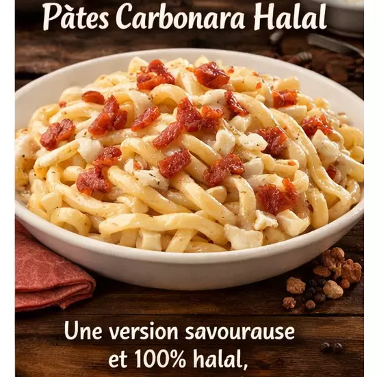 🥓 Pâtes Carbonara Halal