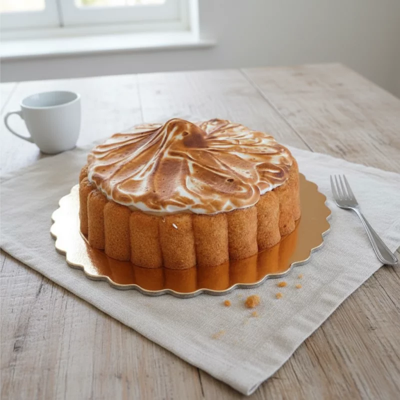 Lemoncurd com merengue