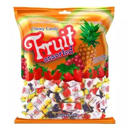 Bala Fruit Frutas 500g Simonetto