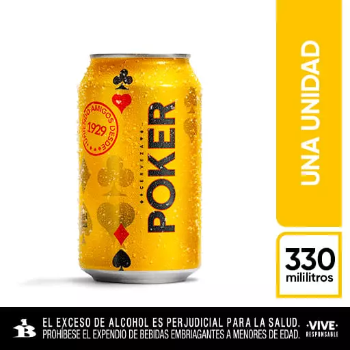 POKER 330ml Und