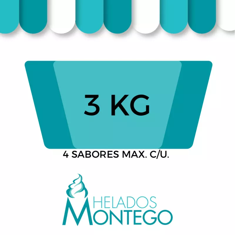 3KG. DE HELADO